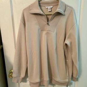 Athleta Women's Cream Cozy Karma Sweatshirt